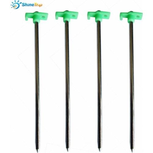 1PC Fluorescent Tent Pegs Tent Stakes Camping Accessories Camping Equipment Stakes Outdoor Hiking Accessories Beach Supplies