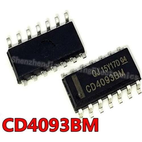 10PCS HEF4093BT CD4093BM SOP HCF4093 SOP-14 HEF4093 4093 SOP14 logic device chip