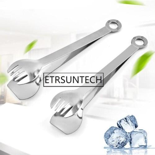 100pcs Coffee Sugar Clip Stainless Steel Tweezer Mini Clamp Tong Clips Coffee Tea Clips Kitchen Bar Tool Supply