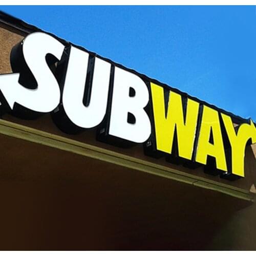 3D Illuminated Stainless Steel Metal Channel Letters For Sale Led Custom Channel Letter Signs