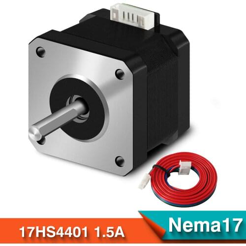 1pc-17HS4401S 3D printer 4-lead Nema17 Stepper Motor 42 motor Nema 17 motor 42BYGH 1.5A (17HS4401S) motor for CNC XYZ