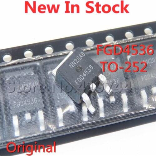 5PCS/LOT FGD4536 TO-252 360V LCD Plasma Transistor NEW In Stock