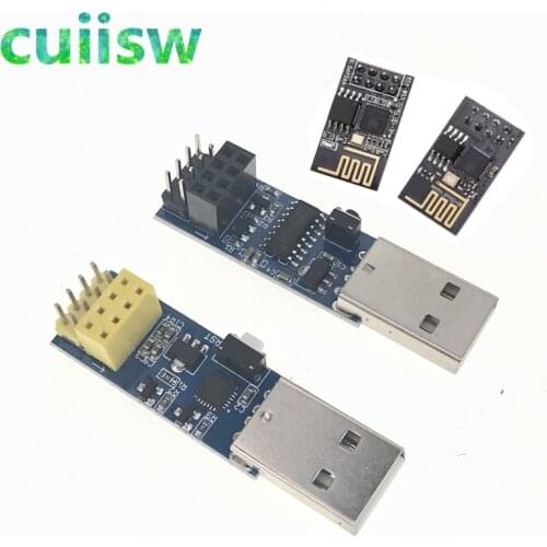 ESP8266 ESP-01/ESP-01S WIFI Module Adapter Download Debug Link Kit CP2104 CH340C for Arduino IDE USB to ESP8266 ESP-01s DIY Kit