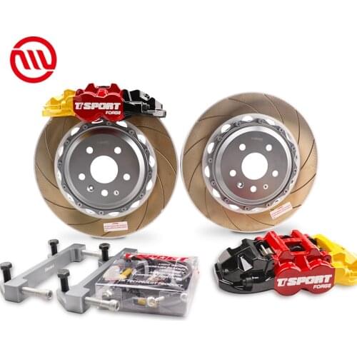 Aluminum Racing 4 piston brake caliper Front Brake Pad TT5410 brake caliper repair kit use For Toyota/Kia/Nissan/Honda