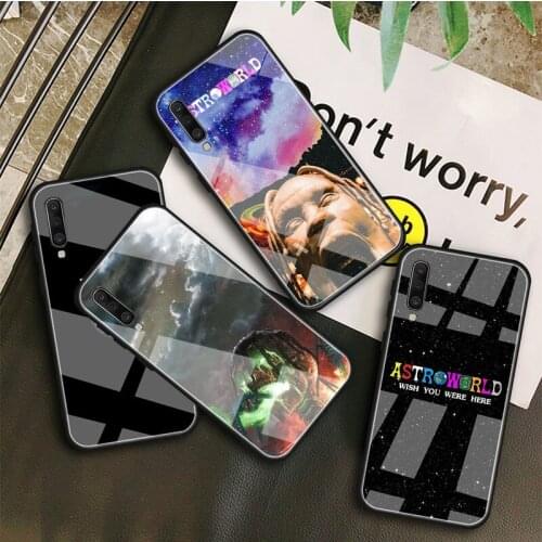 Astroworld Tempered Glass Case For Samsung Galaxy A10S A10E A20S A20E A30S A40 A50S A60 A70 A80 A90 A6 A7 A8