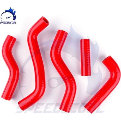 Silicone Radiator Coolant Pipe Tube Hose Kit For Suzuki RMZ250 RMZ 250 RMZ-250 2007 2008 2009 07 08 09