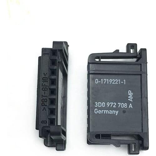 1/2pcs/lot 8 Pin/Way Display Compass Connector For Audi VW,Indoor Ceiling Light Plug Connector For BMW 3D0 972 708 A/0-1719221-1