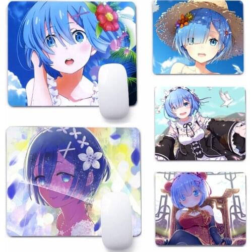 Anime RE ZERO Ram Rem Mouse Pad Deskpad Gaming Writing Desk Mat Keyboard Mats For Office Home Computer Mousepad