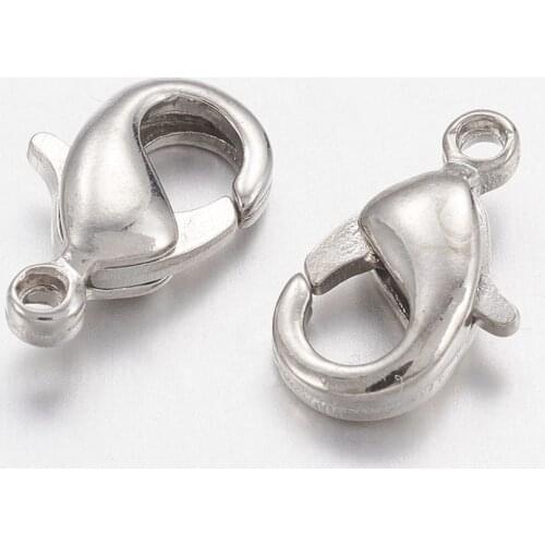 Hot Sale new multicolor 12mm copper lobster buckle bracelet necklace accessories diy handmade jewelry accessories