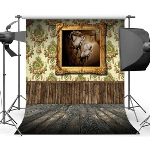 Mehofoto Old Master Photography Background Vintage Wood Floor Backdrop for Photo Studio Computer Printed CM-2079