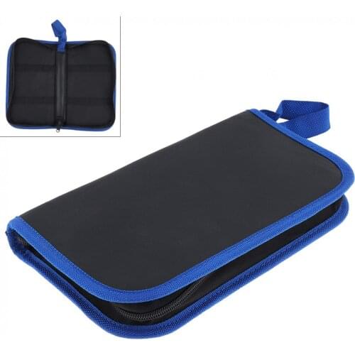 Portable Multifunction Tool Kit Bag with PU Leather Surface Material and Zipper for Maintenance Tool Storage