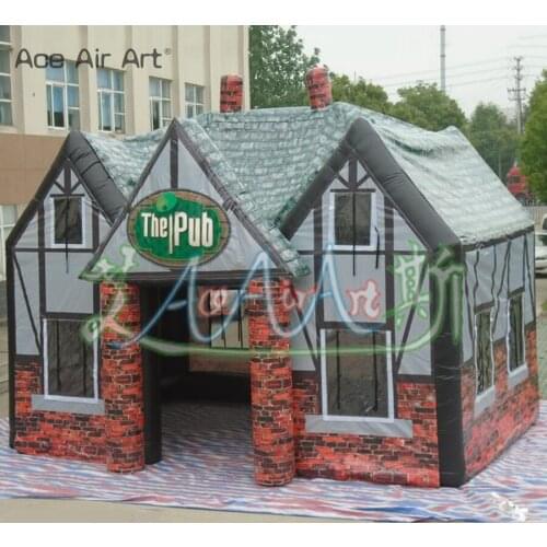 Portable custom inflatable bar tent inflatable irish bar pub with free air blower for outdoor party/advertising