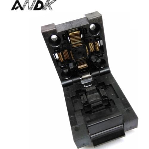 QFP48 TQFP48 LQFP48 Clamshell Pitch 0.5mm Programmer Socket FPQ-48-0.5-06 Test Flash Adapter Conversion Block QFP Socket