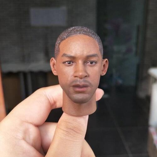 1/6 scale soldier Will Smith head sculpture model for 12‘’ action figure body