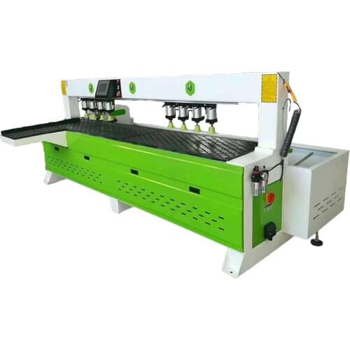 Wood side hole bore drilling machine for furniture MDF Solid wood door automatic double heads multi axis cnc router