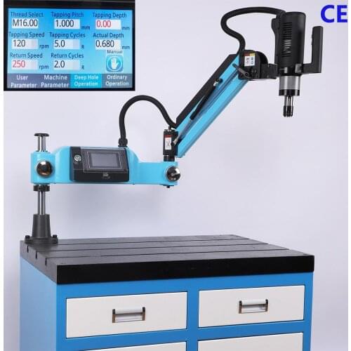 New CE 220V M3-M30 CNC Universal Type Electric Tapping Machine Electric Tapper Tapping Machine-working Taps Threading Machine