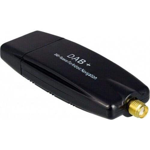 USB DAB Receiver Tuner Disc Antenna Adapter Stick For Android Auto Radio Car