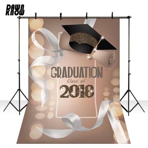 DAWNKNOW Graduation Ceremony Vinyl Photography Background For Newborn Photo Shoot Backdrop For Wedding Photo Studio lv585