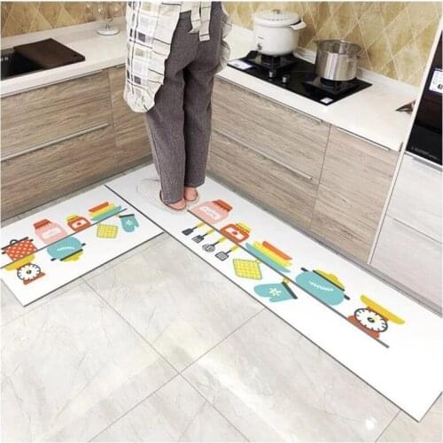 Long Strip Absorption Doormat aEntrance Balcony Hotel Living Room Carpet Modern Anti-slip Home Kitchen Mat Cartoon Soft Rug Bath