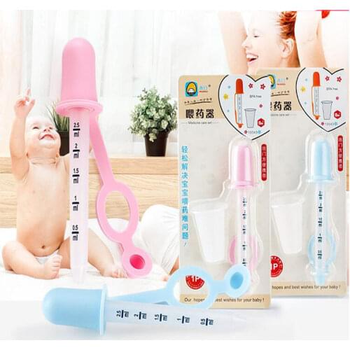 1set Baby Infant Kids Silicone Water Milk Medicine Soup Nipple Pacifier Feeding Feeder Anti Choking Needle Syringe Dropper