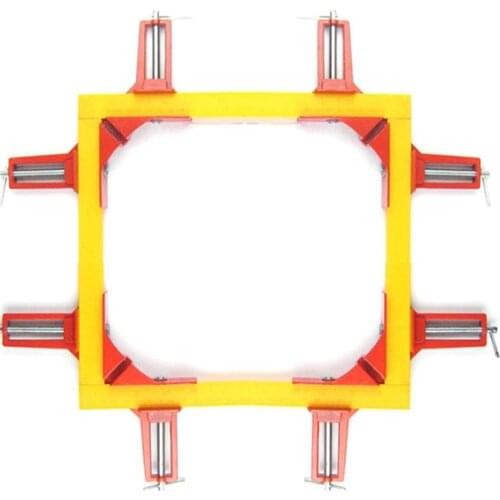 4pcs 90 Degree Angle Clamp Right Angle Woodworking Glass Holder Picture Frame Clamp DIY Set
