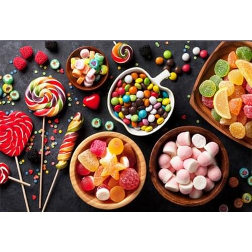 5D DIY Full Diamond Mosaic 5D “Colored Candy” Diamond Painting Cross stitch Diamond Embroidery Rhinestones Children Gifts CV191