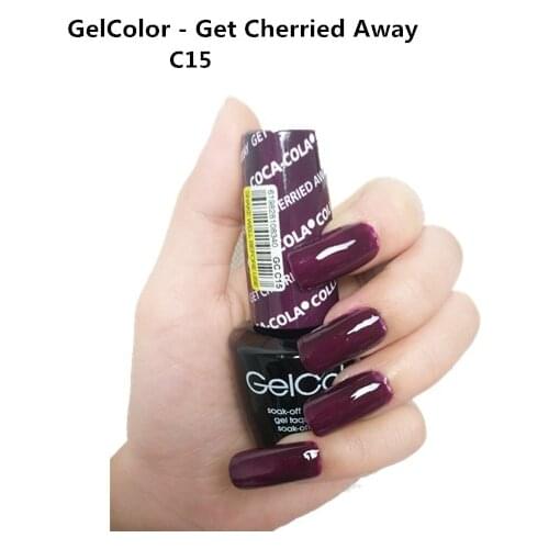 C15 Get Cherried Away 15ml UV LED Gel Polish Vernis Permanent Lasting Shine opies Nail Art (need lamp dry)