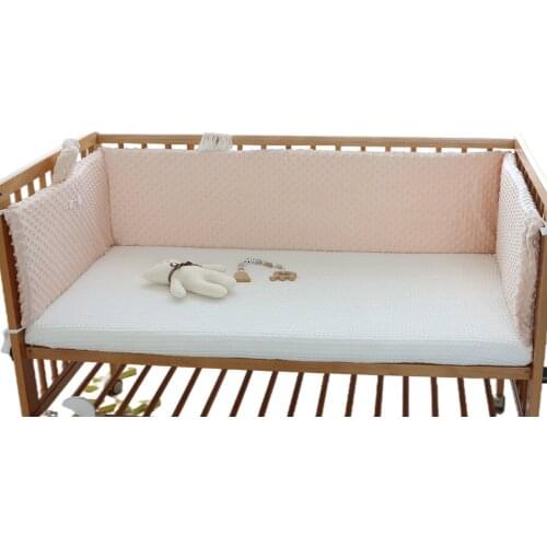 Baby Bumpers Cotton Infant Newborn Crib Thicken Bumpers Cushion Cot Washable Anti-collision Protector Pillows Kids Room Wondeful