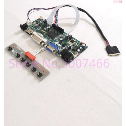 For B133XTN01.0 B133XTN01.5 laptop LCD panel 1366*768 LVDS 40Pin 13.3" VGA DVI M.NT68676 screen controller drive board kit