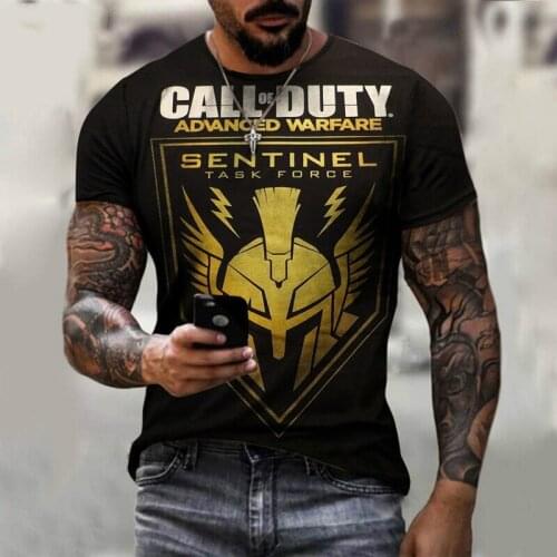 Spartan Head Large Size T-shirt 2021 Mens 3d Printed T-shirt Summer Breathable Versatile Casual Short-sleeved T-shirt