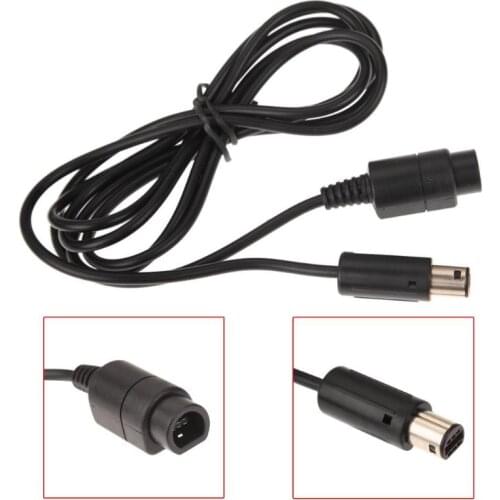 1.8m Controller Extension Cable for GameCube Black Controller Extension Cable for GC Nintendo Gamecube Cable Dropshipping