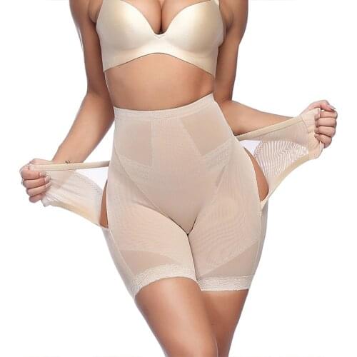Minifaceminigirl Womens Shapewear Tummy Control Shorts Brilliance High-Waist Panty Mid-Thigh Butt Enhancer Lifter Body Shaper