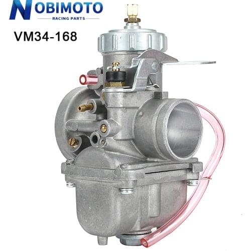 VM34 34mm Motorcycle Carburetor For Mikuni Round Slide 168 42-6015 VM34SC Carburettor ATV Quad Motocross Dirt Bike Pit