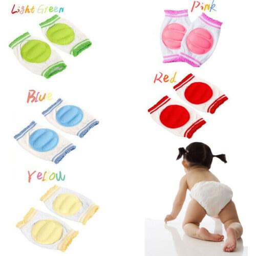 NEW Infant Baby Crawling Knee Pads Safety Anti-slip Walking Leg Elbow Protector