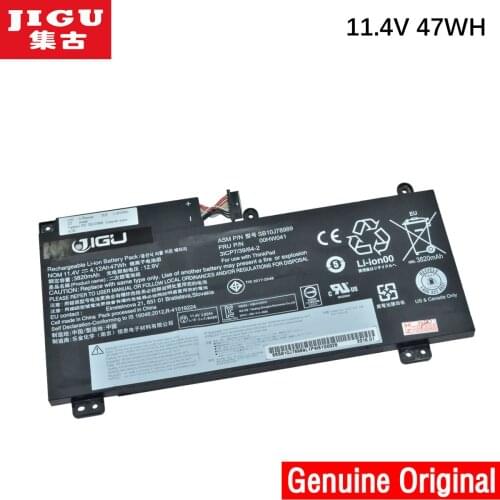 JIGU 11.4V 47WH Original Tablet Battery For LENOVO 00HW041 SB10J78989 OOHWO41