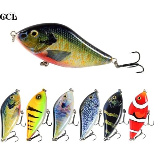 CCLTBA Pike Lures Jerkbait 10cm 45g Slider Swim Action Wobblers Fishing Lures for Pike Musky Hard Plastic Artificial Bait