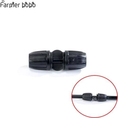 10 pcs/pack1 8/11" Straight Connector For Micro Irrigation Tubing Micro Drip Irrigator Fitting Garden and Hose Connector
