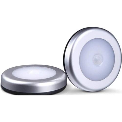 1~6 Pcs PIR Motion Sensor Under Cabinet Light Auto Smart Night Lamp LED Lights for Home Bedroom Closet Kitchen Wardrobe Light