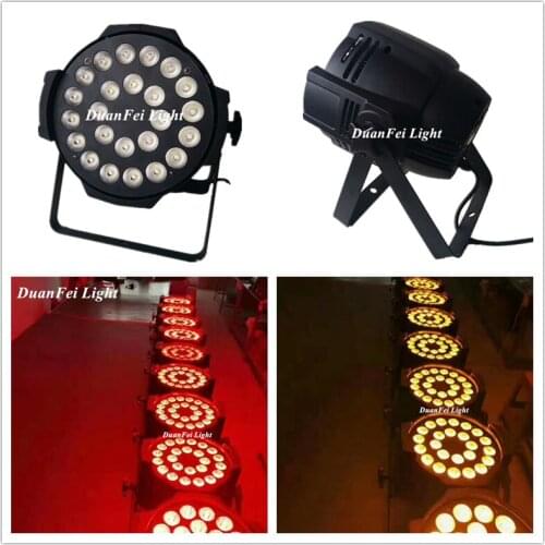 24Pieces Stage Uplight Dmx Indoor Disco Dj Wash Par64 24x15w Led Rgbwa Par Light