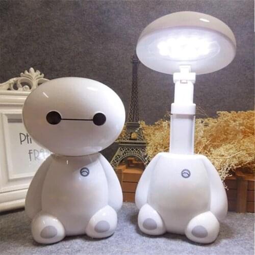 Folding Cartoon LED Table Lamp New Rechargeable Portable LED Lamp for Study Modern Simple Cute Night Lighting Desk Lamp Reading