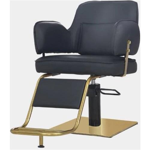 Web celebrity hairdressing chair barbershop chair hair salon special lift can put down the high-end hair cutting chair of the ha