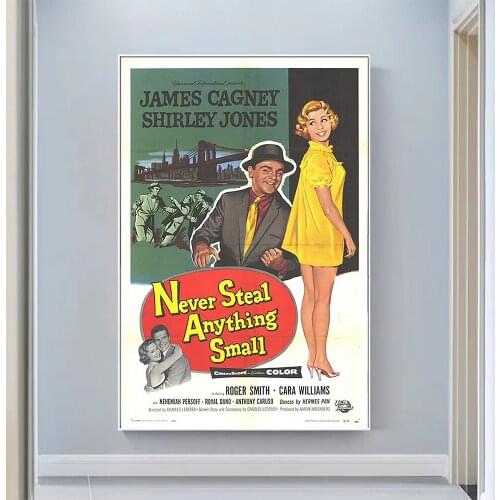 V0986 Never Steal Anything Small Vintage Classic Movie Wall Silk Cloth HD Poster Art Home Decoration Gift