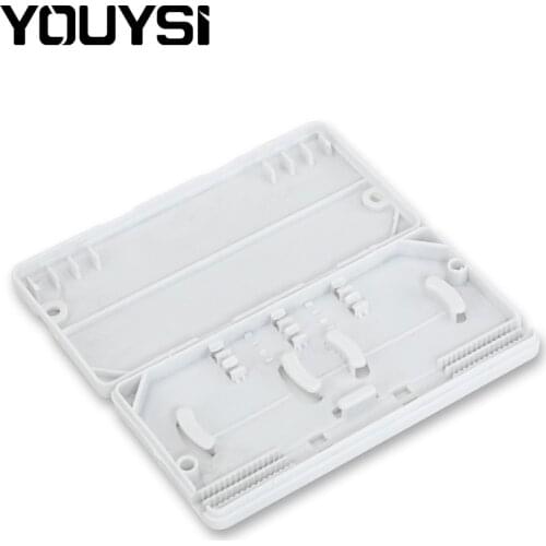 YOUYSI 10PCS/bag 2Core FTTH Fiber Optic Termination Box Ftth Box 2 In 2 out Fiber Optic Protection Box Fiber optic covered wire