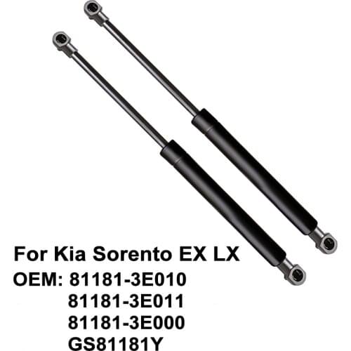 Tailgate Gas Spring Strut Lift Cylinder Support 81181-3E010 81181-3E011 81181-3E000 GS81181Y for Kia Sorento EX LX Base
