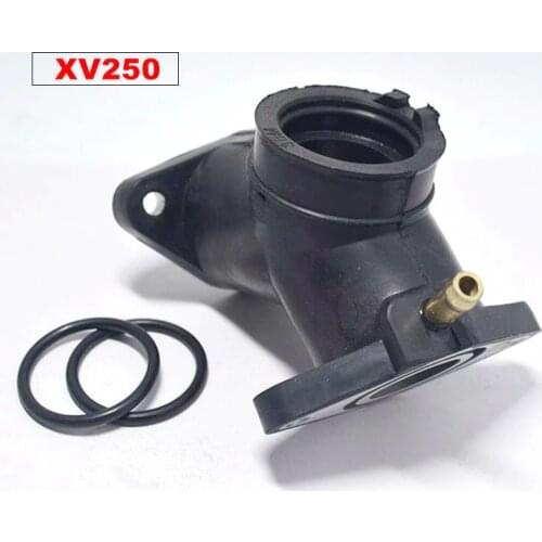 Motorcycle parts carburetor interface for Yamaha XV250 XV 250 Virago O-ring O-ring carburetor pad plastic inlet manifold QJ250H