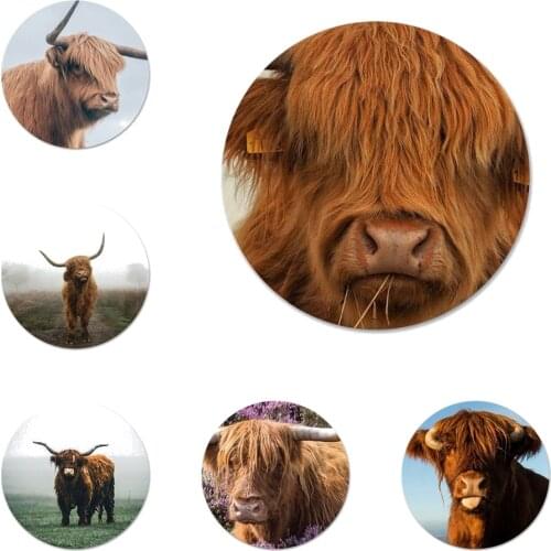 Cute cow Badge Brooch Pin Accessories For Clothes Backpack Decoration gift