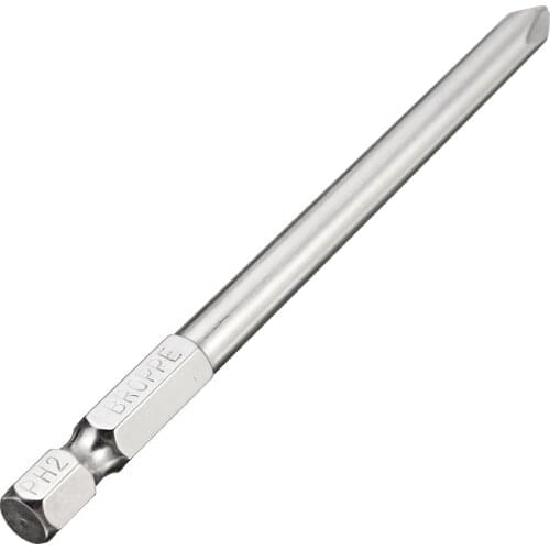 1Pcs Magnetic 100mm Long PH2 Phillips Screwdriver Bits Screw Driver Drill Bit For Electric Phillips Hand Screwdriver