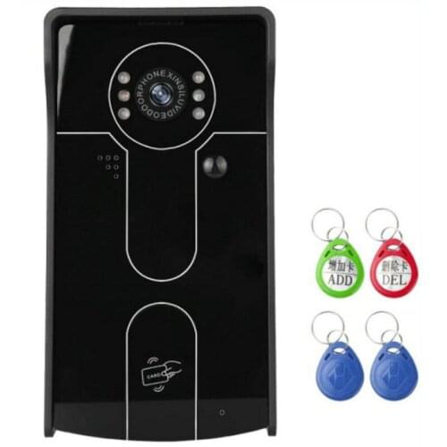 1 PCS Wireless Wifi IP Video Door Phone With 720P Camera APP Remote unlock Night Vision IR Cam for IOS Android For Free Shipping