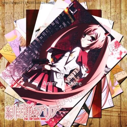 10 pcs/set Anime Hidan no Aria posters Kanzaki Holmes Aria Reki Hotogi Shirayuki wall pictures for Colletion A3 42x29CM Stickers