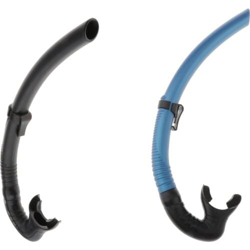 2Pcs Silicone Swimming Snorkeling Mouthpiece Breath Tube One-Way Purge Valve